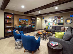 Design a recreation room for the whole family