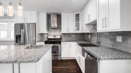 What Countertop Colour Looks Best with White Cupboards?