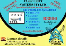 HIK VISION 4 CH TURBO HD KIT Central Westville Alarm Systems _small