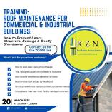 Commercial &amp; Industrial Roof Maintenance Masterclass (Zoom) Mount Edgecombe Renovations _small