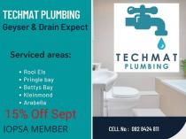 Spring special  for Sept Kleinmond Plumbers _small