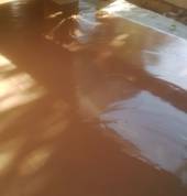 outside arears colour screed