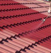 High pressure spray application