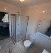 Bathroom Repainted With Floor and Shower Retiled (Progress Photo)