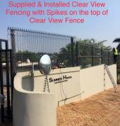 Clear View fencing is known as an anti-climb, anti-cut and CCTV optimized security barrier which gives you a CLEAR VIEW of your surroundings aswell and comes with small apertures which make it nearly impossible to cut through with traditional tools and is
