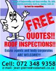 Waterproofing & roof repairs discounted until February 2020 Cape Town Central Roof water proofing
