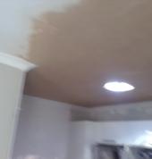 We repair an existing ceiling and skimm it