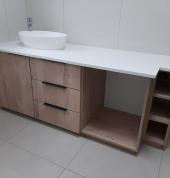 Brookhill Bathroom Vanity with white quartz Ballito