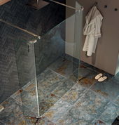 Showerline Vision Frameless Walk In Shower