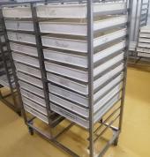 Kitchen  stainless steel trollies