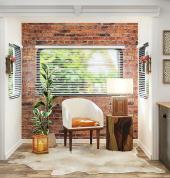 Wallpaper & Venetian Blinds