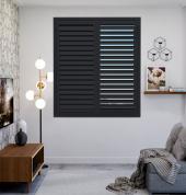 Black Wooden Shutters
