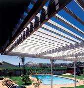 Adjustable Louvre Awning