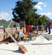 House Building Project in Progress in Villersdorp, Thewaterskloof Golf Estate