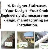 4. Designer Staircases - Your Choice! 5. Beams - Arch, Internal, Ring, Up and down standing. 6. Lintels 110x75mm, Maxi Lintel 140x75mm, Ribs 140x60mm, Planks 230x75mm.