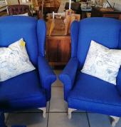Custom built Wingback Chairs