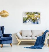 Watercolor abstract landscape canvas print