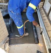 Flat deck water proofing