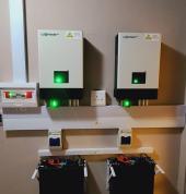 10kw Luxpower with 10kw Svolt lithium batteries