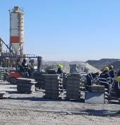 cement stock and maxi Bricks / Interlocking Pavers