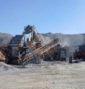 Aggregates crusher plant