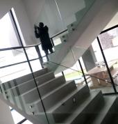 Brown Glass and aluminum windows Midrand CBD Aluminium Doors 13_small