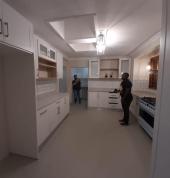 internal decorations cupboards installed classical in a client house