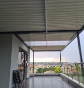 Aluminium fixed awning