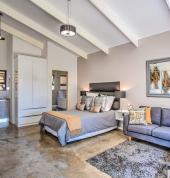 Inside our cost-effective 32m2 bedsit show unit