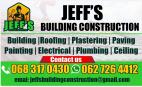 15% Discount in all our services Cosmo City Builders & Building Contractors