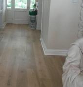 Engineered Oak flooring with smoke finish