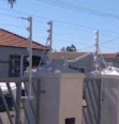 Electric fence installation