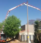 Concrete pouring, vibration  on Slab heights