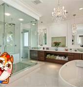 downlights plus plugs and heated towel rail