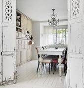 Antique painted door