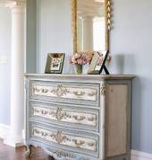 antique painted cupboard