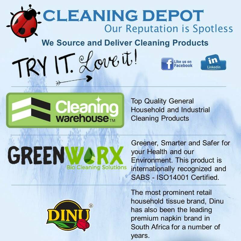 EG Cleaning Depot (Pty) Ltd Cleaning Materials & Supplies