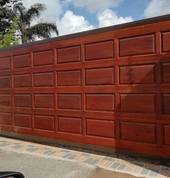 Mild steel frame powder coated bronze with solid meranti panels