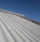 REMOVED ASBESTOS ROOF AND REPLACED WITH NU TEC