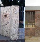 Boundary wall makeover before and after