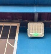 Solar lights installation