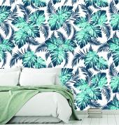 Palm leaves wallpaper