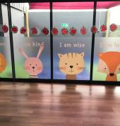 Window frosting and decals