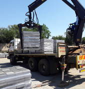 Maxi Bricks on their way to a customer