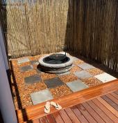 Latte Fence and garden