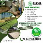 We do TREE felling services, Stump Removal TREE trimming garden cleaning Cape Town Central Tree Stump Removal & Grinding