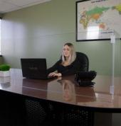 Office social distancing - the the virus at bay....away!