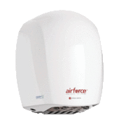 00055 WORLD AIRFORCE AUTO HAND DRYER WHITE