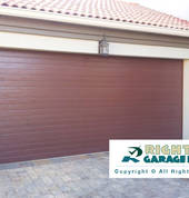 Brown Aluzinc Garage Doors