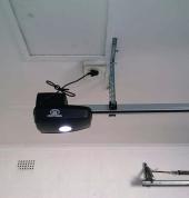 Garage door motor installed